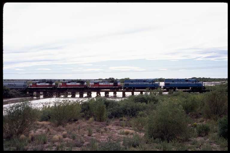 Apache Train on Little Colorado River Bridge