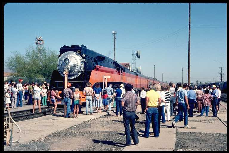 Steam Engine #4449 on World's Fair Daylight Train