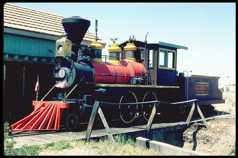 Locomotive from Amusement Park Train