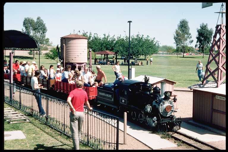 Steam Locomotive #10 with Load of Passengers