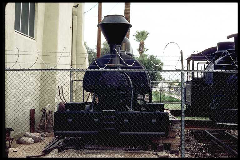 Arizona Museum 10th & Van Buren. Tombstone & Southern #1. Locomotive under Restoration by AZ Chapter NRHS.