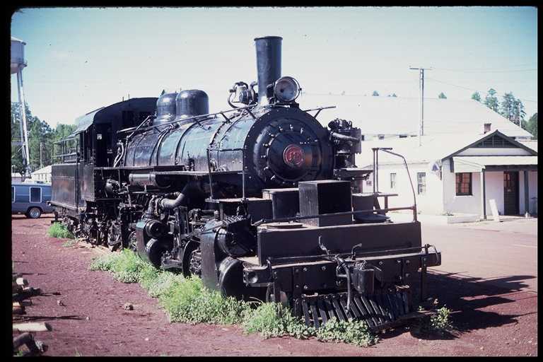 SWF #12, 2-6-6-2 on Display at Coconino County Fairgrounds
