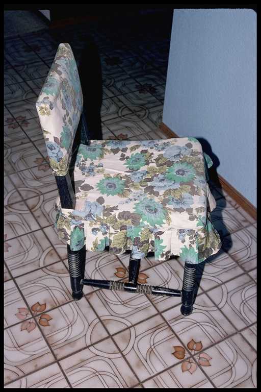 Chair from La Posada Restaurant. Fred Harugy Hotel, Winslow