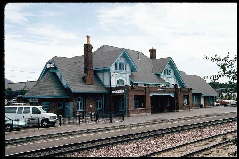 Flagstaff Amtrak station.