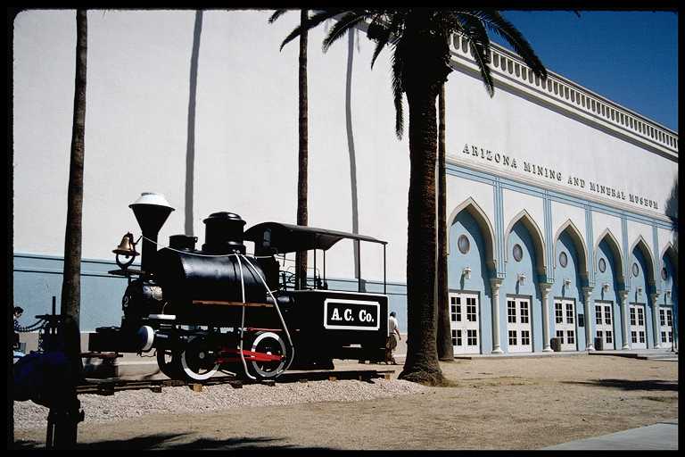 Arizona Copper Company engine #4 on display at Arizona Mining & Mineral Museum.