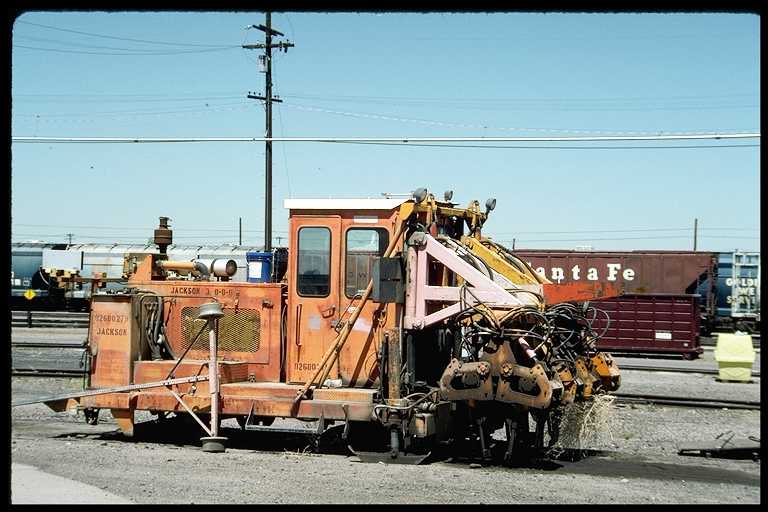 Track construction equipment.