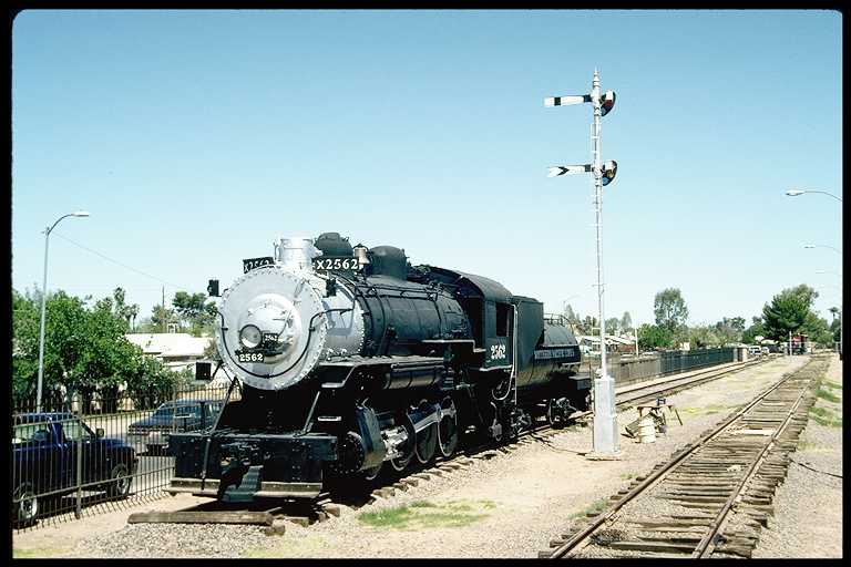 ex-SP 2-8-0 steam locomotive #2562.