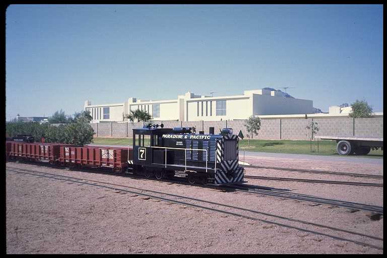Paradise & Pacific RR locomotive #7.