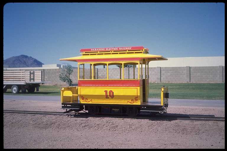 Paradise & Pacific RR trolley #10.