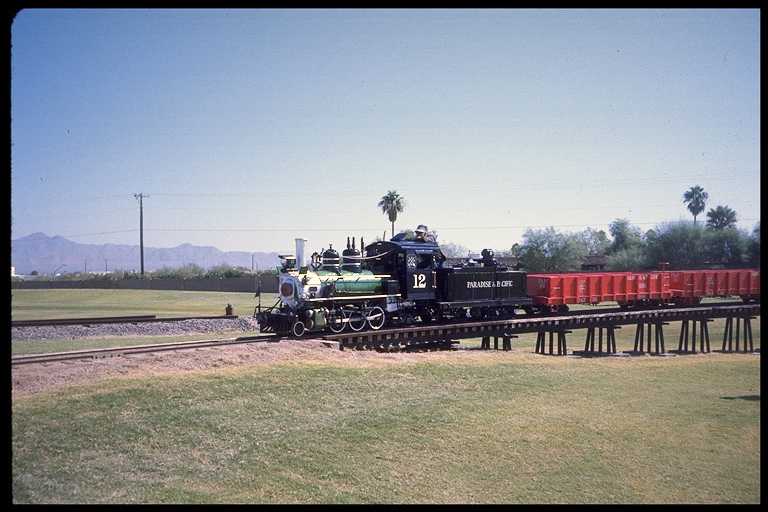 Paradise & Pacific RR locomotive #12.