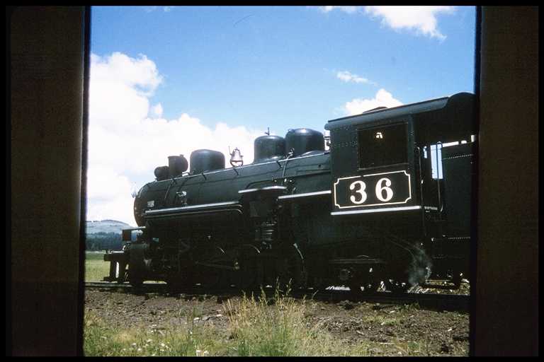 Steam Engine #36, Fireman's Side