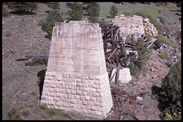 Remains of RR Bridge on Atlantic & Pacific Right of Way near Flagstaff