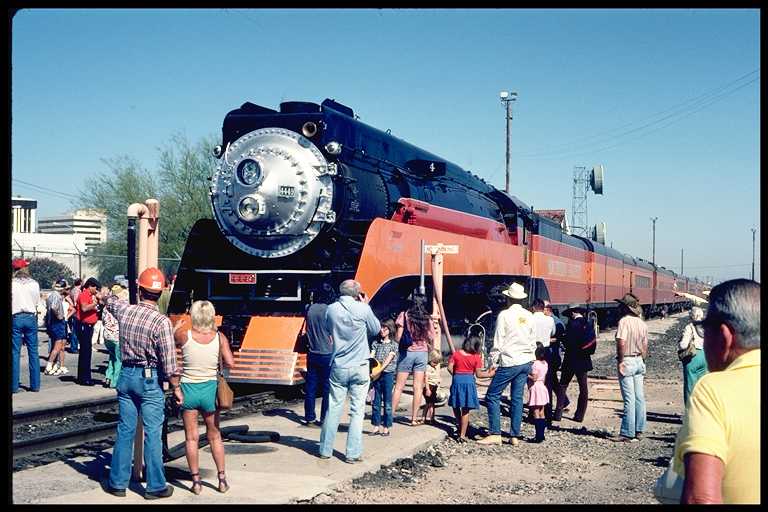 Steam Engine #4449 on World's Fair Daylight Train