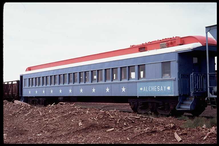 Platform Car "Alchesay" Used as Business Car by Apache RR