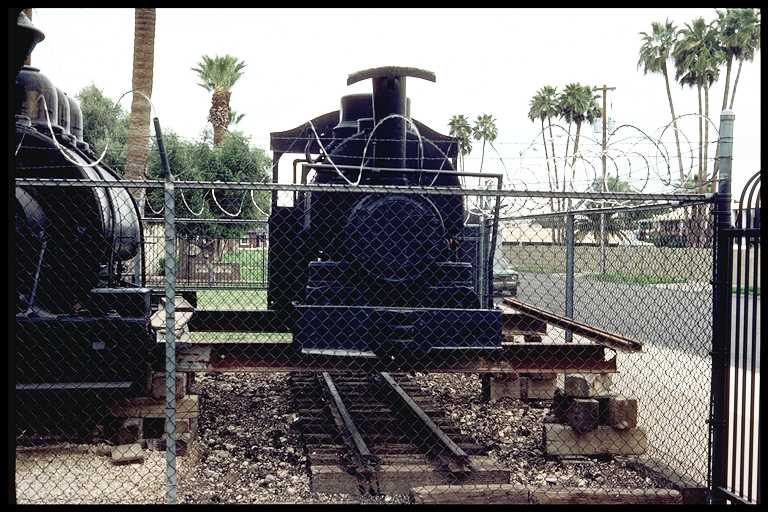 Arizona Museum 10th & Van Buren. Locomotive under restoration by AZ Chapter NRHS. Arizona Copper Co. #4