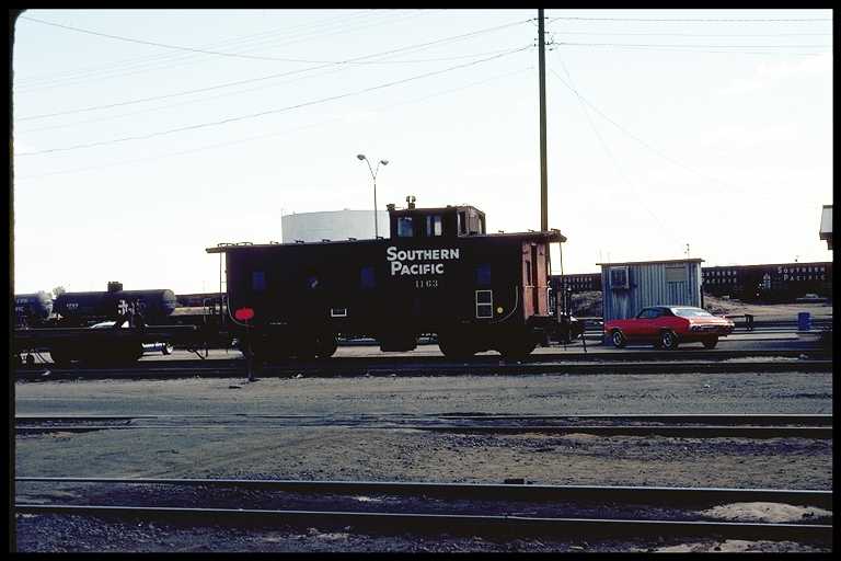 SP #1163. Offset Cupola Caboose