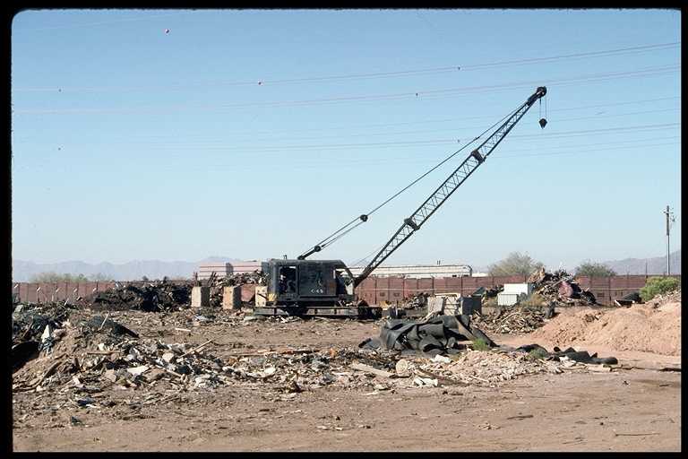 Valley Steel & Supply RR Crane. Ex-US Army Transportation Corp #C-45, now at ARM