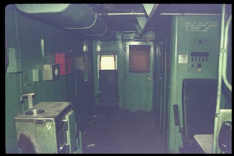 Caboose Interior, SP 4740