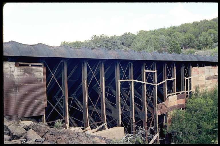Steel Dam Constructed in 1897 (?) by the Atlantic & Pacific RR for Water Storage