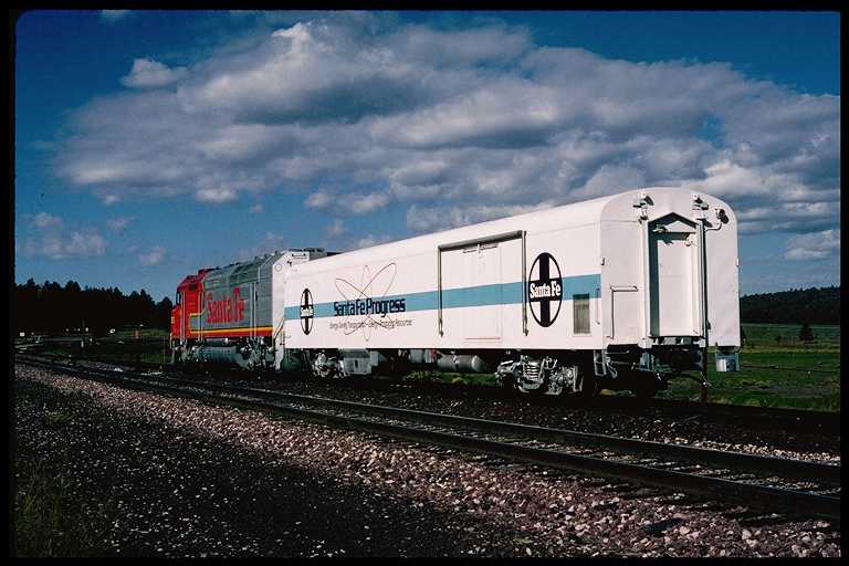 BNSF Demonstration / Promotion Car on Display at Williams, AZ
