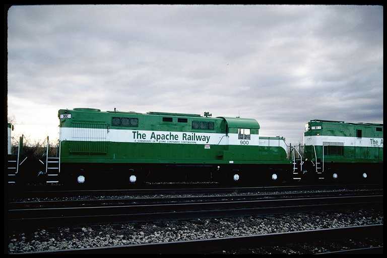Alco engine #900 in green/white paint scheme.
