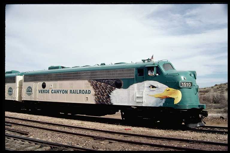 EMD F-7 #1510 with bald eagle paint scheme.
