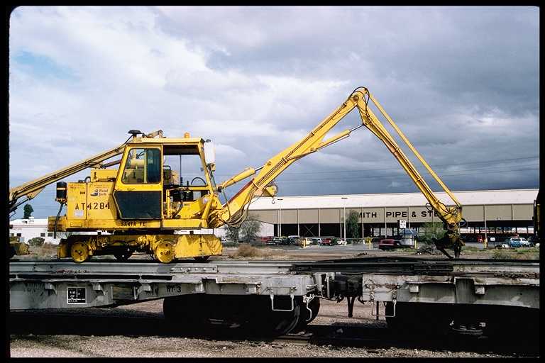 Photo of small crane used for MOW service.