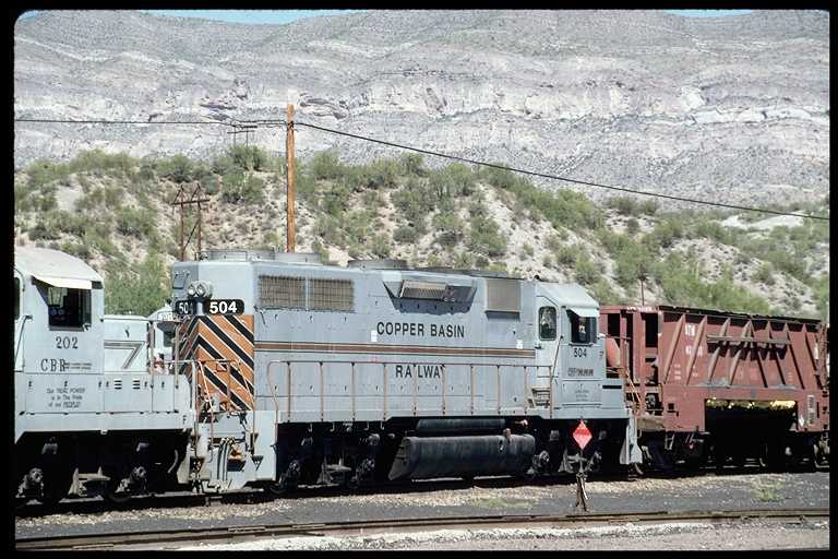 Copper Basin Railway engine #504.