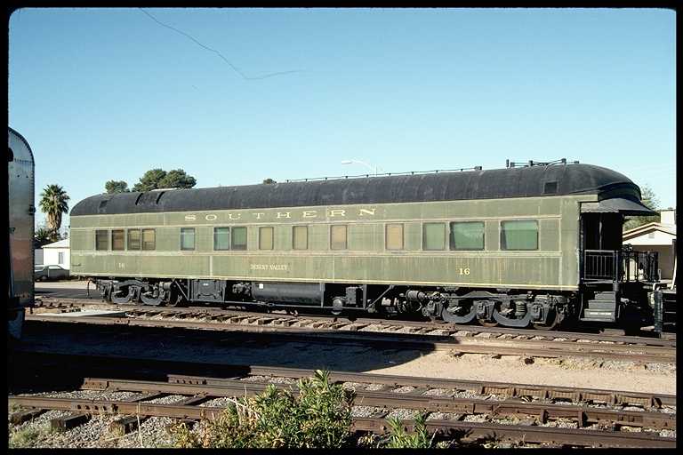 ex-Southern business car.  Now renamed the "Desert Valley".