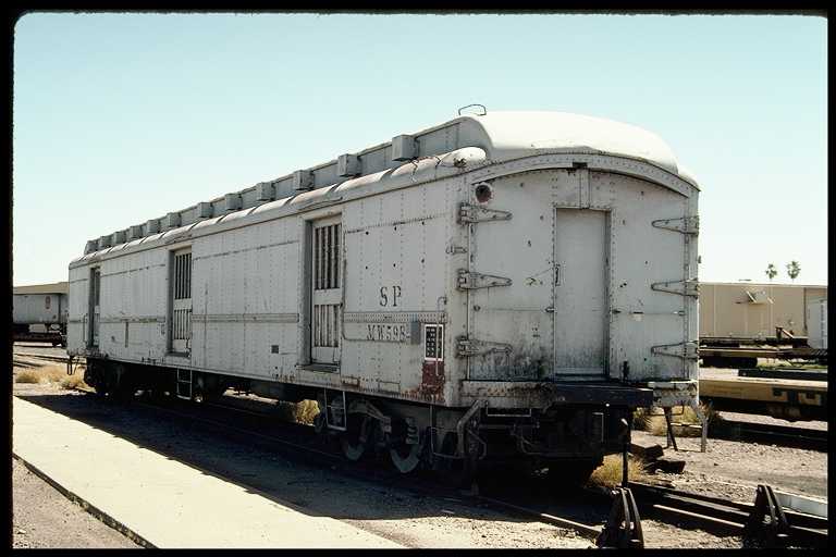 ex-SP Horse Car #MW598.  Used to transport horses.