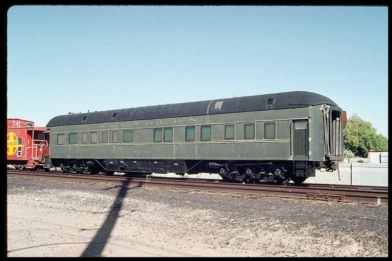 Moving the passenger car "Desert Valley".