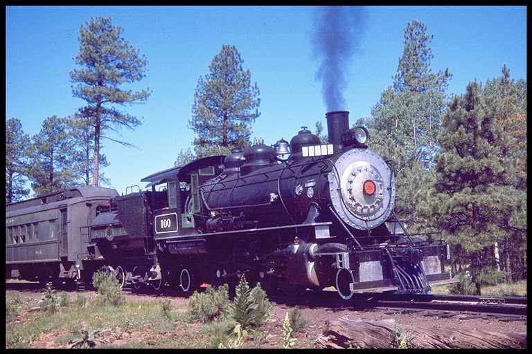 White Mountain Scenic RR engine #100.
